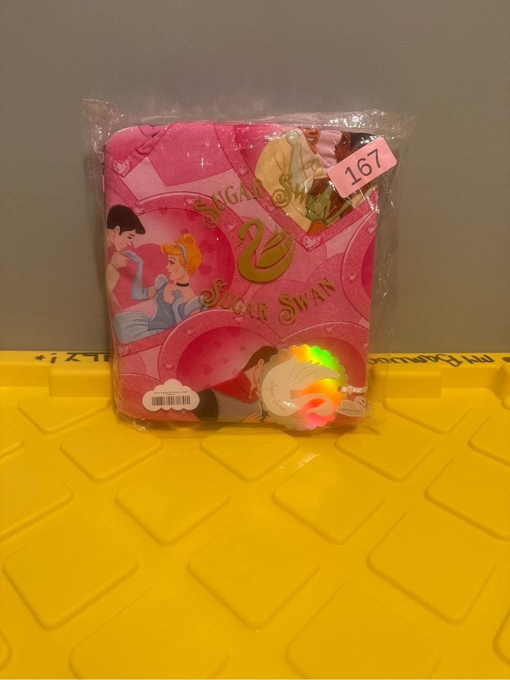 Sugar Swan Happily Ever After Bamboo Twin Fitted Sheet *New in Bag*